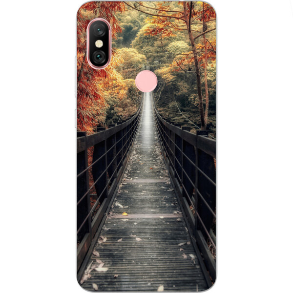 

Оригинальный чехол накладка Amstel для Xiaomi Redmi Note 6 Pro с картинкой Мост