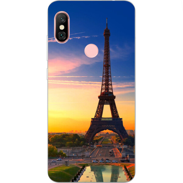 

Оригинальный чехол накладка Amstel для Xiaomi Redmi Note 6 Pro с картинкой Башня
