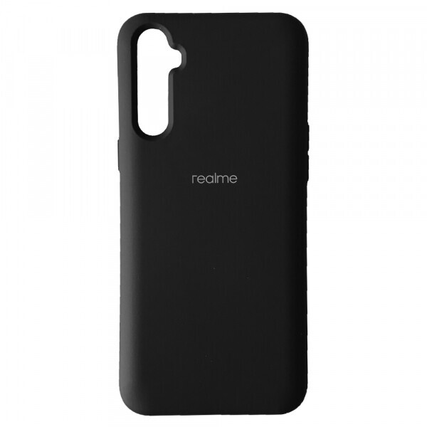 

Чехол Silicone Cover FULL for Realme 6 Pro (Original Soft Case Black)