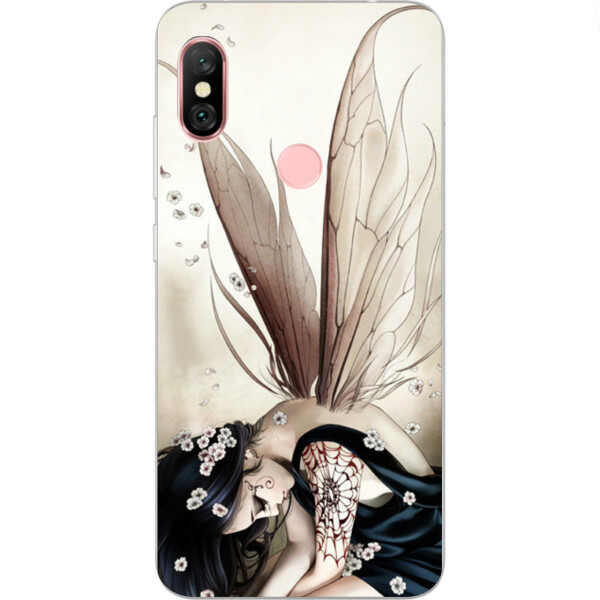 

Бампер силиконовый чехол Amstel с картинкой для Xiaomi Redmi Note 6 Pro Фея