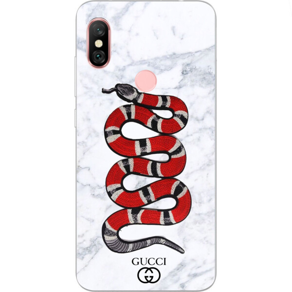 

Оригинальный TPU чехол Amstel с картинкой для Xiaomi Redmi Note 6 Pro Змея Gucci