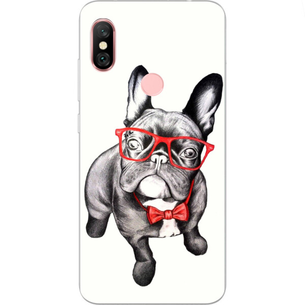 

Чехол бампер Amstel для Xiaomi Redmi Note 6 Pro с принтом Дог