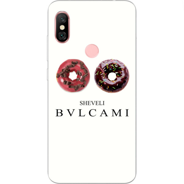 

Антибрендовый силиконовый чехол Amstel для Xiaomi Redmi Note 6 Pro с картинкой Шевели булками
