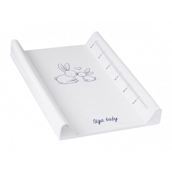 

Пеленальный матрасик Tega Baby Rabbits Зайчики 70x49 см белый