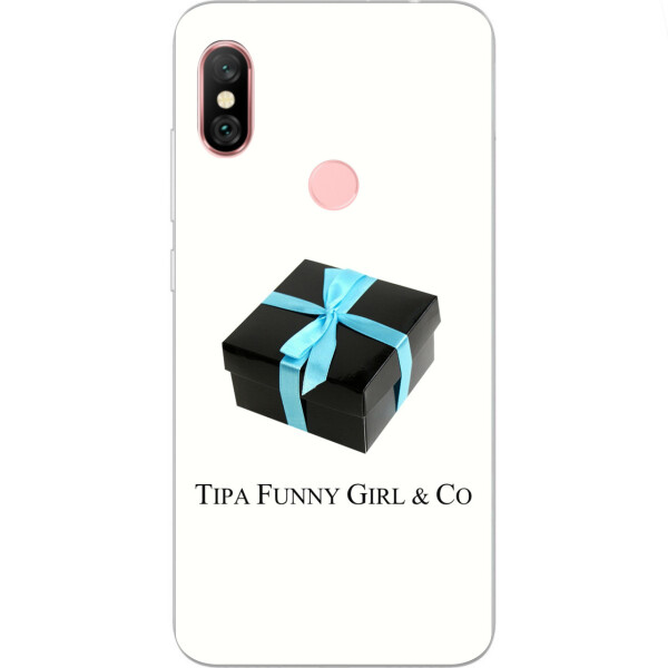 

Антибрендовый силиконовый чехол Amstel для Xiaomi Redmi Note 6 Pro с картинкой Tipa Funny