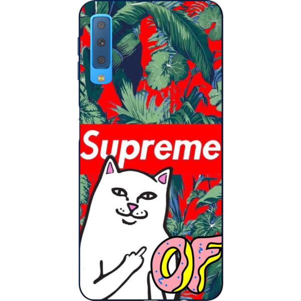 

Силиконовый чехол Amstel с рисунком для Samsung A750F Galaxy A7 2018 Кот Supreme