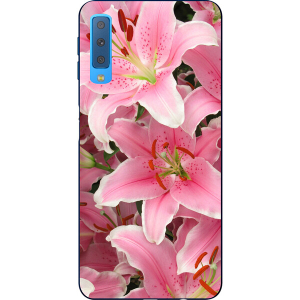 

Силиконовый чехол Amstel с рисунком для Samsung A750F Galaxy A7 2018 Цветы лилии