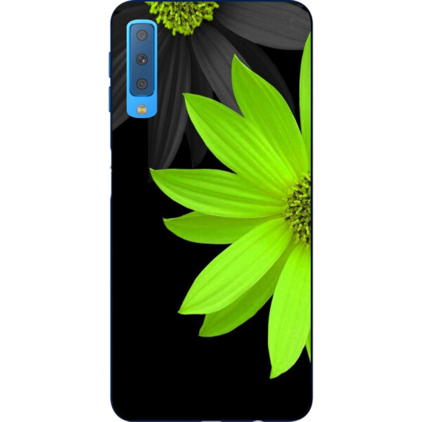

Силиконовый чехол Amstel с рисунком для Samsung A750F Galaxy A7 2018 Зеленый цветок