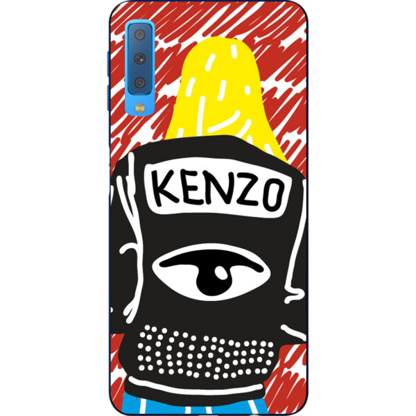 

Силиконовый чехол бампер Amstel для Samsung A750F Galaxy A7 2018 с картинкой Курточка Kenzo