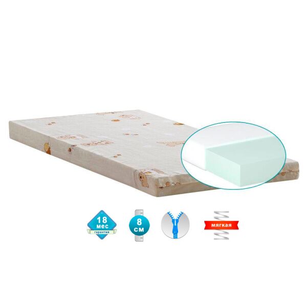 

Матрас ортопедический Matroluxe БЕМБИ лайт детский 120x200 см