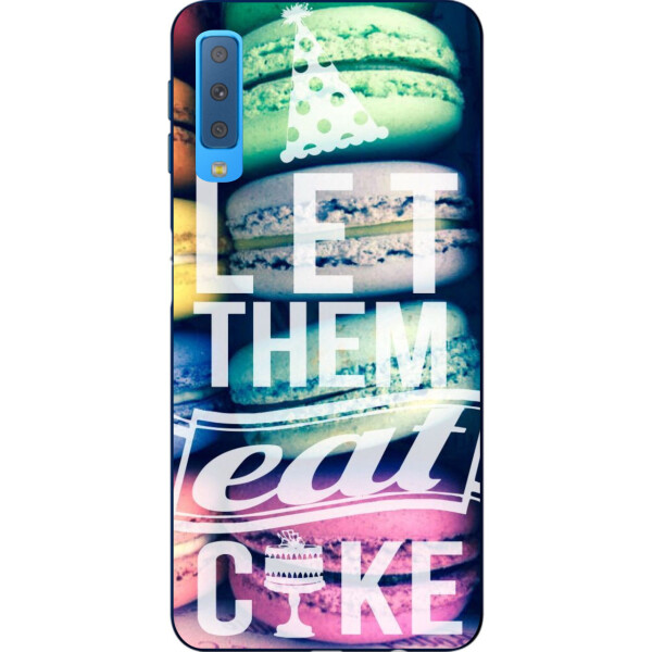 

Чехол силиконовый Amstel для Samsung A750F Galaxy A7 2018 с картинкой Макаруны