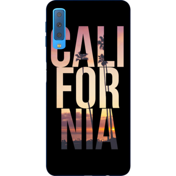 

Бампер силиконовый чехол Amstel для Samsung A750F Galaxy A7 2018 с картинкой California