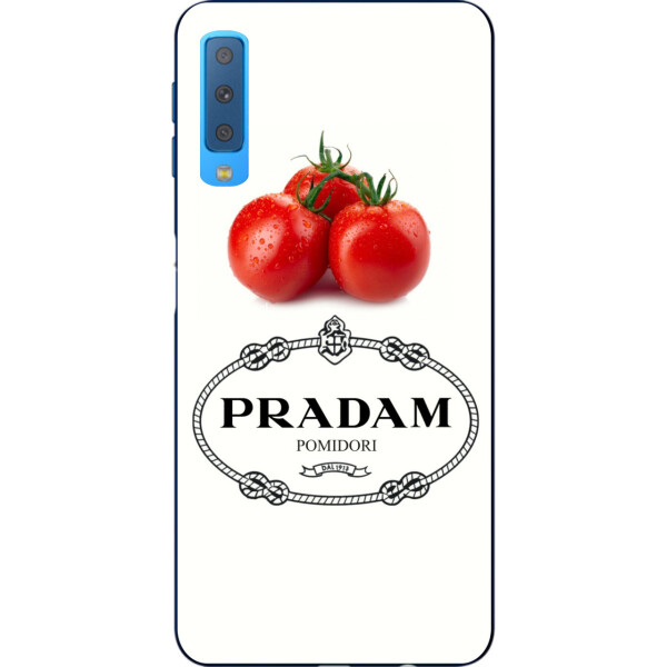 

Антибрендовый силиконовый чехол Amstel для Samsung A750F Galaxy A7 2018 с картинкой Pradam Pomidori