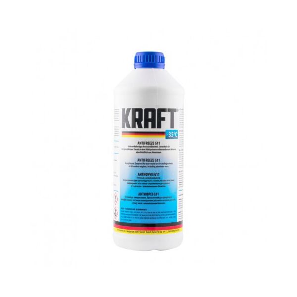 

Антифриз KRAFT G11синий Blue -35 ° C для системы охлаждения 1,5 л