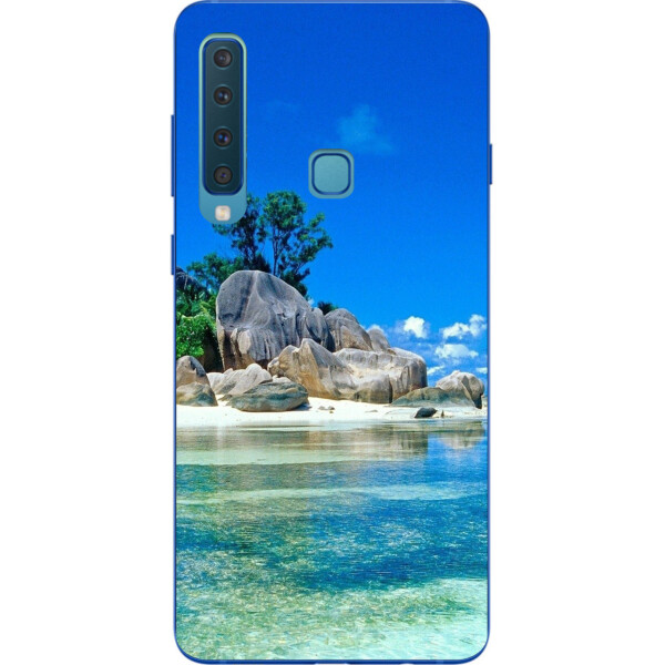 Силиконовый чехол бампер Amstel для Samsung Galaxy A9 2018 с картинкой Остров