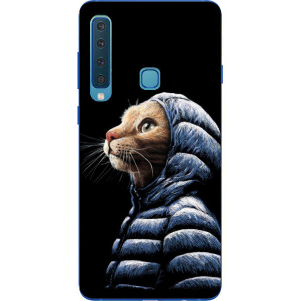

Бампер силиконовый чехол Amstel для Samsung Galaxy A9 2018 с картинкой Кот в куртке