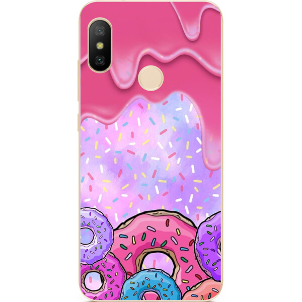 

Силиконовый чехол Amstel с рисунком для Xiaomi Mi A2 Lite Пончики