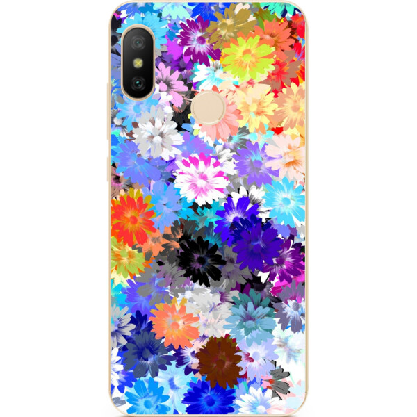 

Силиконовый чехол Amstel с рисунком для Xiaomi Mi A2 Lite Яркие цветы