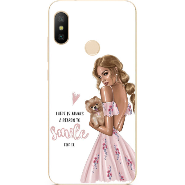 

Силиконовый чехол Amstel с рисунком для Xiaomi Mi A2 Lite Smile