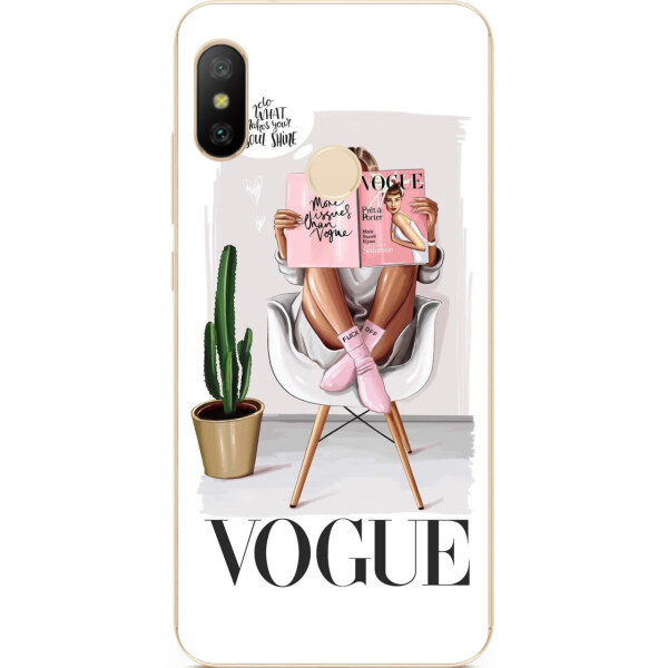 

Силиконовый чехол Amstel для Xiaomi Mi A2 Lite с картинкой Vogue