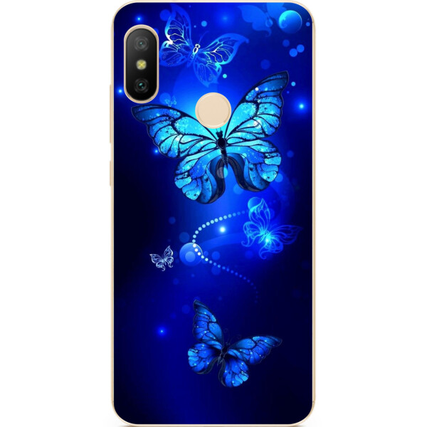 

Силиконовый чехол Amstel для Xiaomi Mi A2 Lite с картинкой Синие бабочки