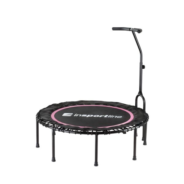 

Профессиональный батут для фитнеса с ручкой inSPORTline Cordy 114 cm - розовый