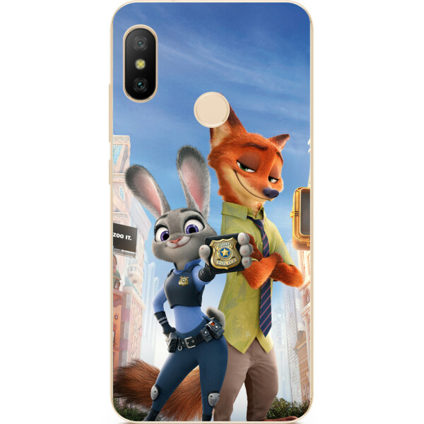 

Бампер силиконовый чехол Amstel для Xiaomi Mi A2 Lite с картинкой Зверополис