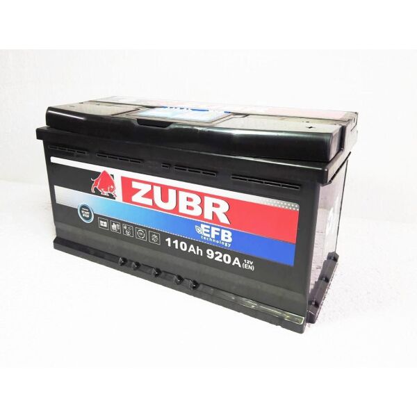 

Аккумулятор автомобильный ZUBR EFB 110-0 (R +) (920А)