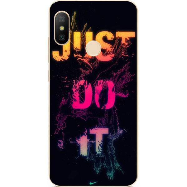

Чехол бампер Amstel для Xiaomi Mi A2 Lite с принтом Just do it