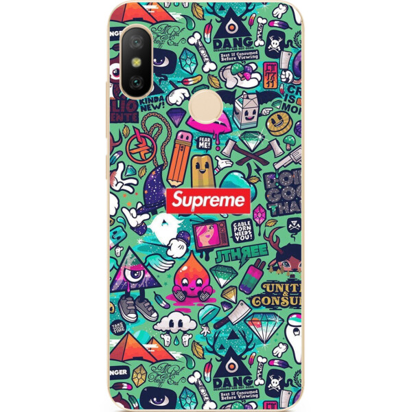 

Чехол бампер Amstel для Xiaomi Mi A2 Lite с принтом Креатив Supreme