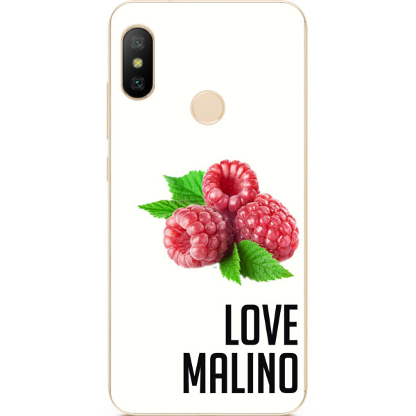 

Антибрендовый силиконовый чехол Amstel для Xiaomi Mi A2 Lite с картинкой Love Malino