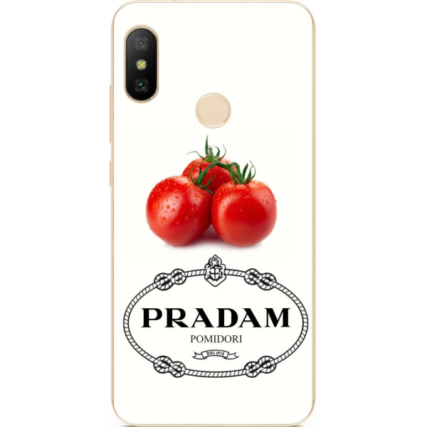

Антибрендовый силиконовый чехол Amstel для Xiaomi Mi A2 Lite с картинкой Pradam Pomidori