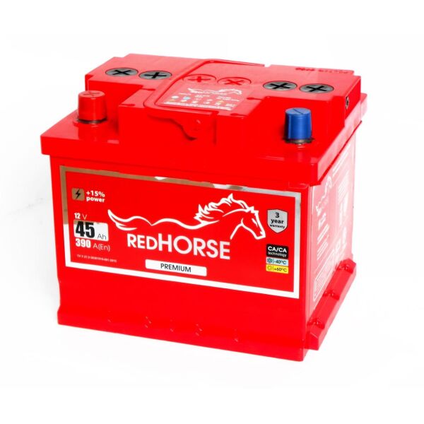 

Аккумулятор автомобильный RED HORSE PREMIUM 45 (L +)