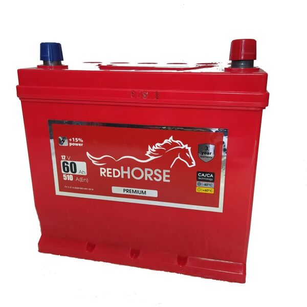 

Аккумулятор автомобильный RED HORSE Asia 60 (L +)