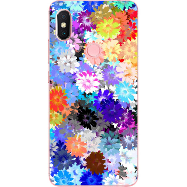 

Силиконовый чехол Amstel с рисунком для Xiaomi Redmi S2 Яркие цветы