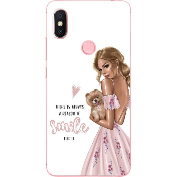 

Силиконовый чехол Amstel с рисунком для Xiaomi Redmi S2 Smile