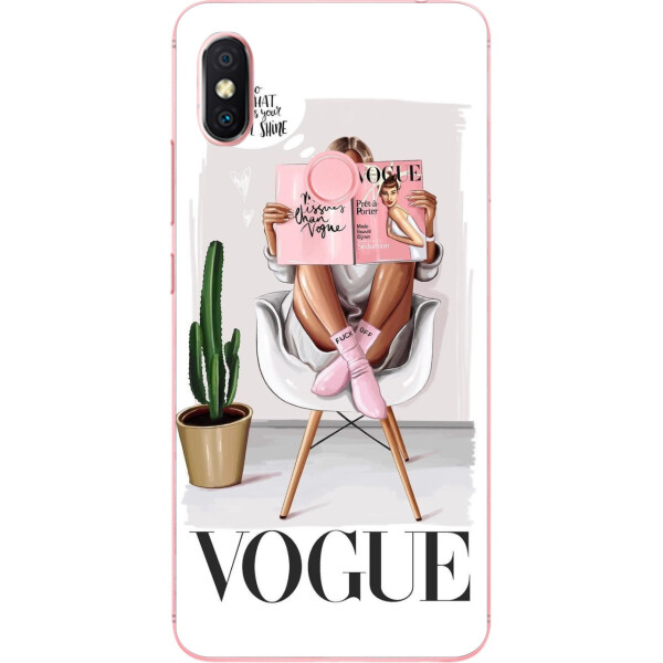 

Силиконовый чехол Amstel для Xiaomi Redmi S2 с картинкой Vogue