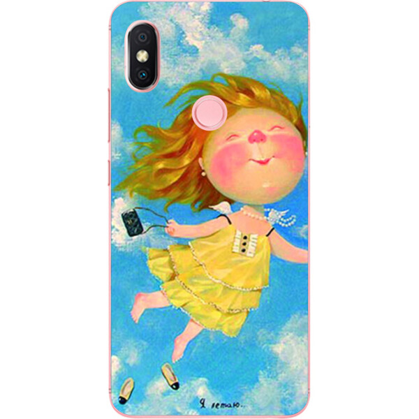 

Силиконовый чехол бампер Amstel для Xiaomi Redmi S2 с картинкой Гапчинская Я летаю