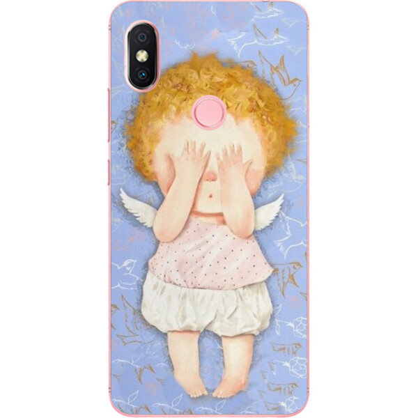 

Силиконовый чехол бампер Amstel для Xiaomi Redmi S2 с картинкой Ангелочек