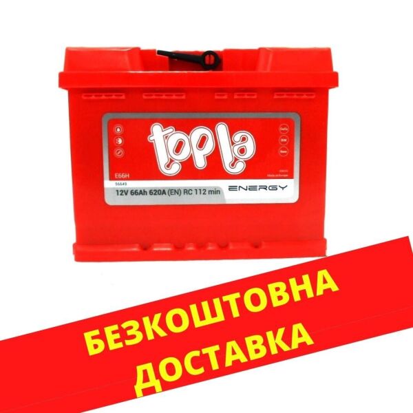 

Аккумулятор автомобильный TOPLA Energy 66-0 (R +) (620A)