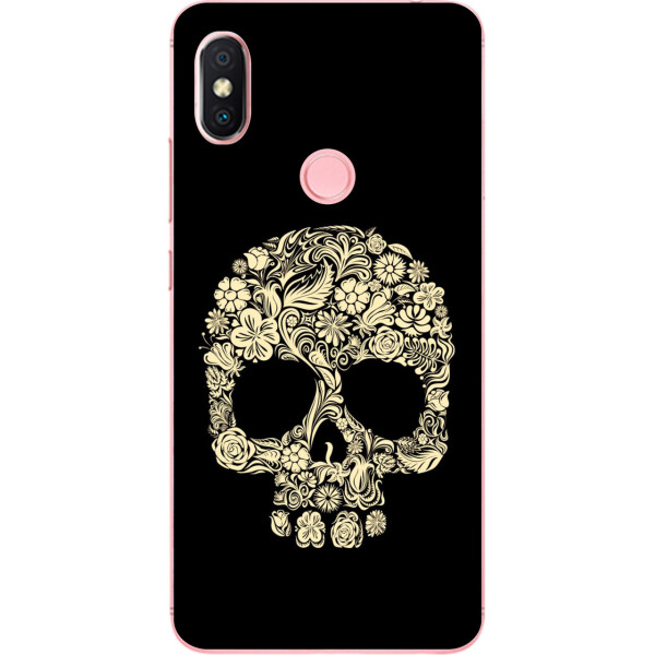 

Силиконовый чехол бампер Amstel для Xiaomi Redmi S2 с картинкой Череп