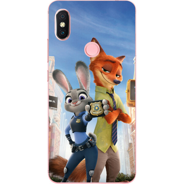 

Бампер силиконовый чехол Amstel для Xiaomi Redmi S2 с картинкой Зверополис