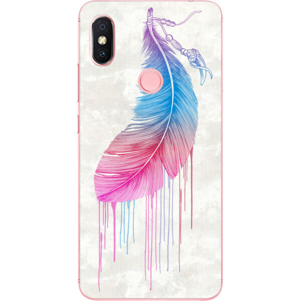 

Оригинальный чехол накладка Amstel для Xiaomi Redmi S2 с картинкой Перо