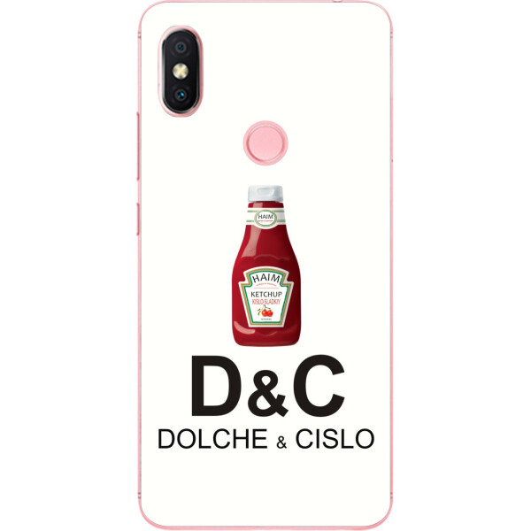 

Антибрендовый силиконовый чехол Amstel для Xiaomi Redmi S2 с картинкой Dolche и Cislo