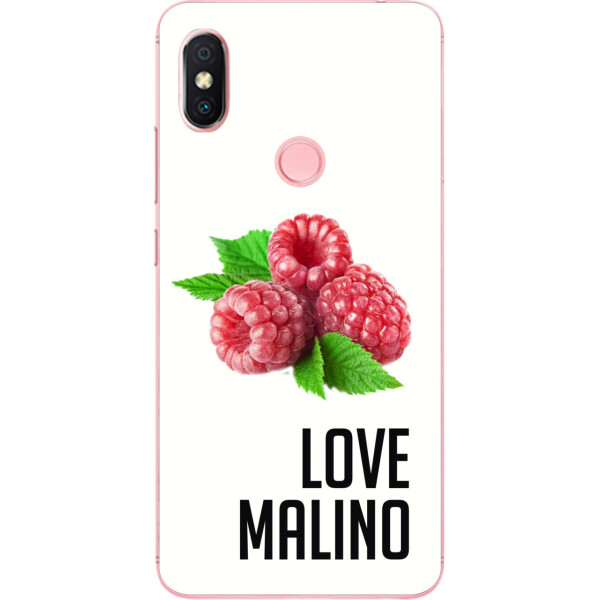 

Антибрендовый силиконовый чехол Amstel для Xiaomi Redmi S2 с картинкой Love Malino