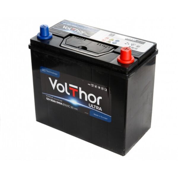 

Аккумулятор автомобильный VOLTHOR Asia 55-0 (R +) (540A)