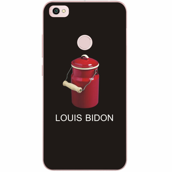 

Антибрендовый силиконовый чехол Amstel для Xiaomi Redmi Note 5a Prime с картинкой Louis Bidon на черном фоне