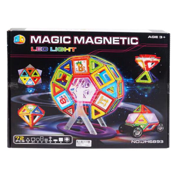 

Магнитный конструктор MAGIC MAGNETIC 72 детали JH6893