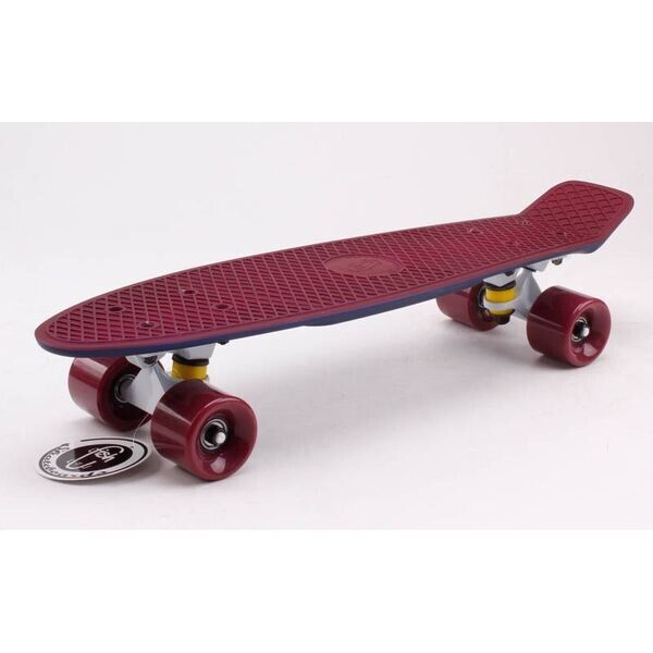 

Скейтборд Пенни Борд Penny Board Fish Skateboards Матовый Бордо Синий (FSTT1)