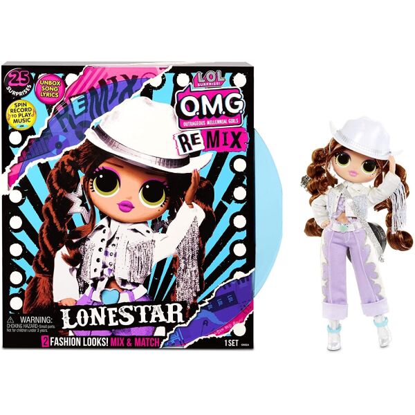 

Кукла ЛОЛ Сюрприз Леди Кантри Лонистар LOL Surprise OMG Remix Lonestar Fashion Doll 25 Surprises 567233E7C